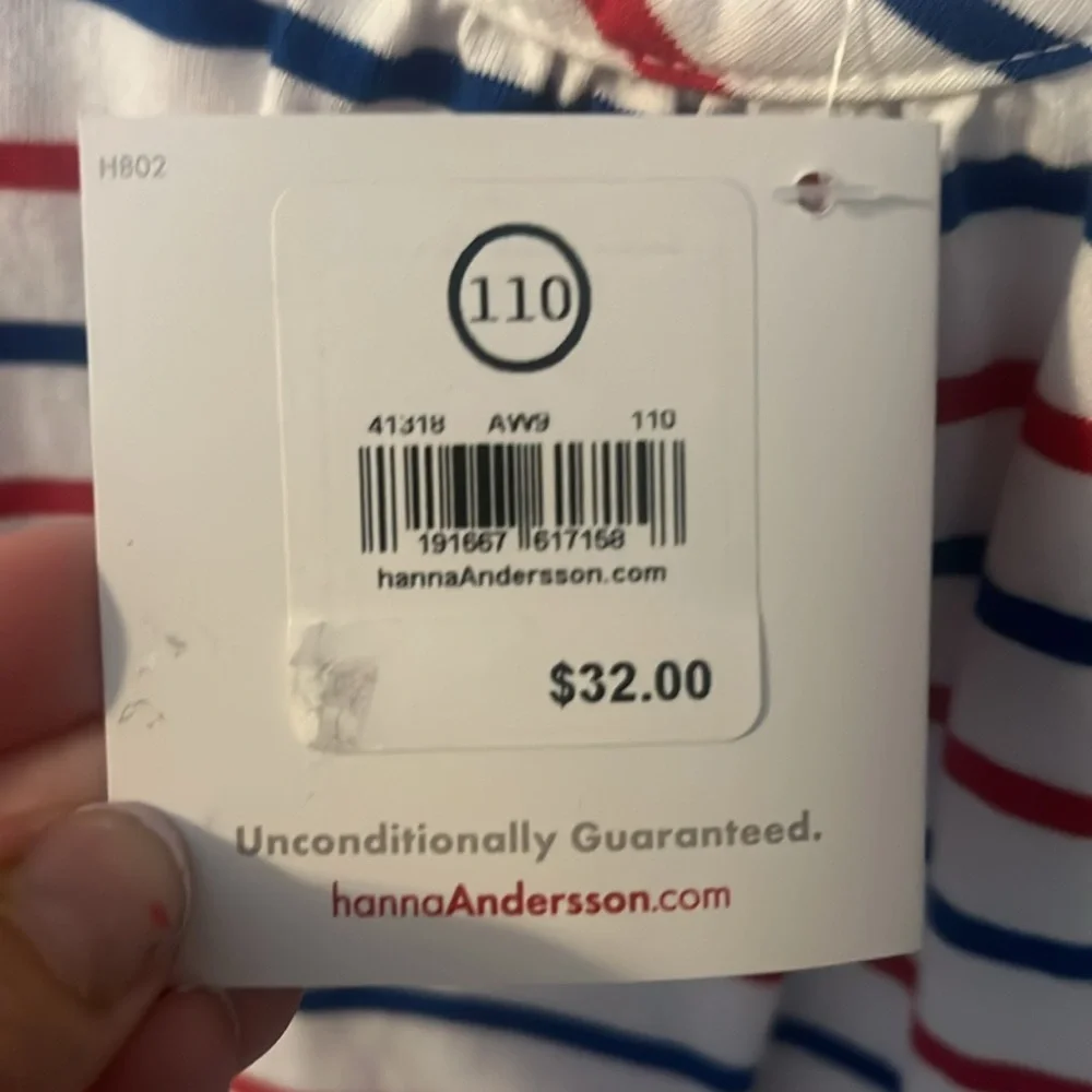 NWT Striped Kids Plaground Dress - Red, Blue, White - Picture 5 of 5